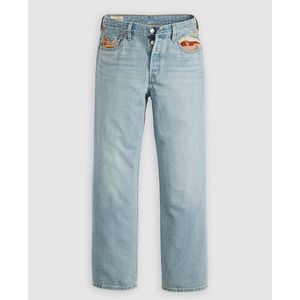 501® - Baggy Broeken - Blauw - 79% Katoen 21% Lyocell