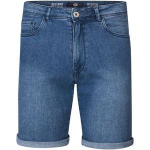 Rechte jeansshort PETROL INDUSTRIES. Katoen materiaal. Maten M. Blauw kleur