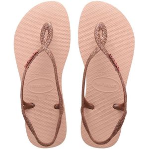 Sandalen in rubber met platte hak HAVAIANAS. Rubber materiaal. Maten 37/38. Roze kleur