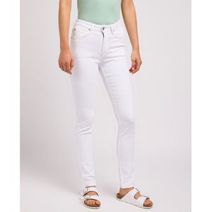 Skinny jeans Foreverfit, hoge taille LEE. Denim materiaal. Maten Maat 26 (US) - Lengte 31. Wit kleur