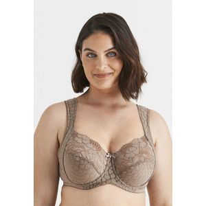 MISS MARY OF SWEDEN - Omsluitende BH - Kastanje - Jacquard en Kant