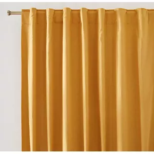 vidaXL 2x Gordijn Linnen-Look Verduisterend met Ogen Raam Gordijnen Raambekleding Raamdecoratie Zonwering Vitrage Jaloezie 140x175 cm Taupe