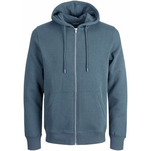 Zip-up Hoodie JACK & JONES. Katoen materiaal. Maten S. Blauw kleur