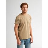 Petrol Industries - Logo T-shirt Windward - Bruin - T-shirts met Korte Mouwen