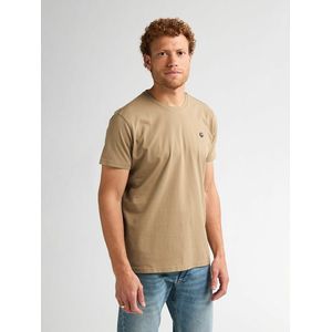 Petrol Industries - Logo T-shirt Windward - Bruin - T-shirts met Korte Mouwen