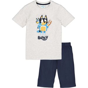 Pyjashort Bluey BLUEY. Katoen materiaal. Maten 5 jaar - 108 cm. Grijs kleur