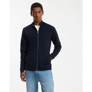 Sebastien La Redoute Collections - Signature - Merino Vest - Blauw - Met Rits