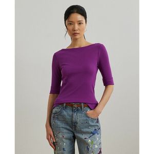 LAUREN RALPH LAUREN - T-shirt - Blauw - Katoen