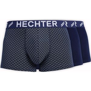 Set van 3 boxershorts DANIEL HECHTER LINGERIE. Katoen materiaal. Maten S. Blauw kleur