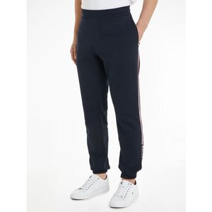 Joggingbroek met contrasterende stroken TOMMY HILFIGER. Katoen materiaal. Maten S. Blauw kleur