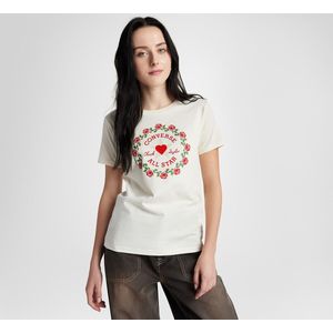 Shirt - T-shirt - Jersey - Ronde Hals - Logoprint - Kwartmouw