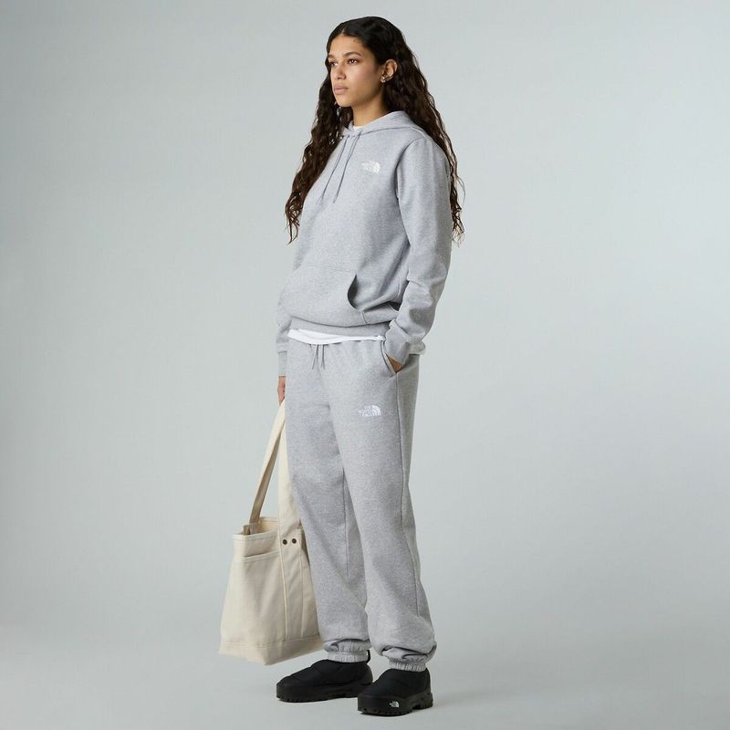 Hoodie - Katoenmix - Grijs - Kangoeroezak - Half Dome-logo