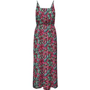 Lange jurk met smalle bandjes ONLY. Polyester materiaal. Maten XL. Roze kleur