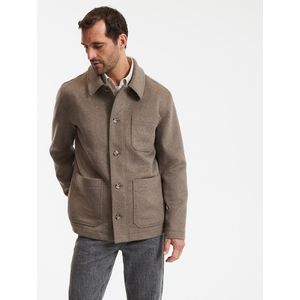 La Redoute Collections - Signature HECTOR - Workwearjasje - Kastanje - Wol