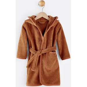 La Redoute Intérieurs - Badjas - Karamel - Biologisch Katoen - Met Kap