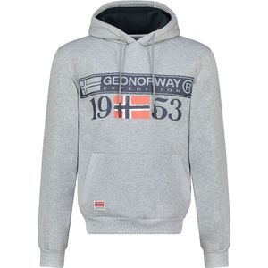 Geographical Norway - Fastlife - Hoodie - Grijs - Katoen