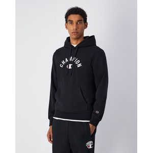 Champion - Hoodie - Zwart - Katoen