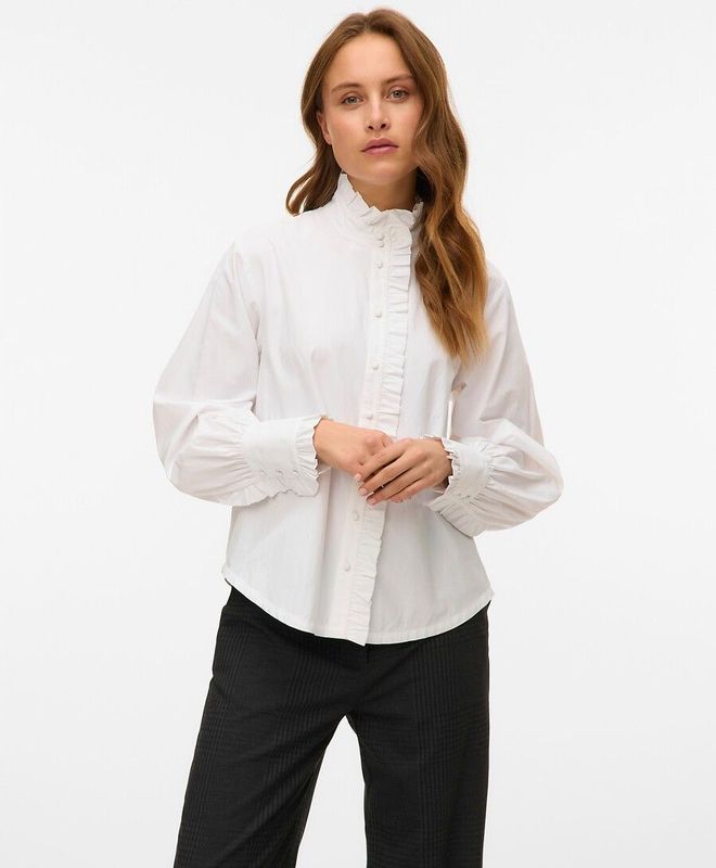 Vmfanni - Overhemd - Lange Mouwen - Regular Fit