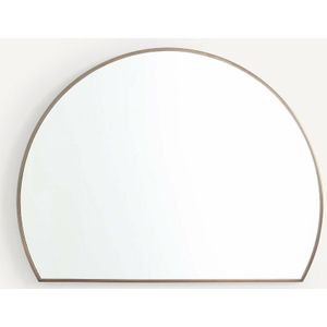 Caligone AM.PM. Spiegel - Halve Cirkel - Goudkleur - IJzer met Verouderd Messing