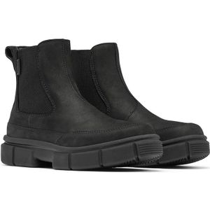 Boots EXPLORER STRT™ CHELSEA BOOT SOREL. Leer materiaal. Maten 39. Zwart kleur