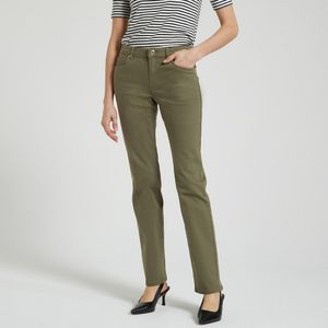 Rechte broek VERO MODA. Katoen materiaal. Maten M / L30. Groen kleur