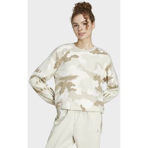 ADIDAS - Essentials 3 Stripes - Sweater - Beige - Katoen