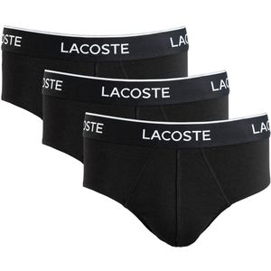 Set van 3 slips LACOSTE. Katoen materiaal. Maten S. Zwart kleur