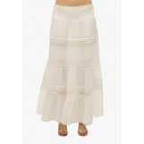 Superdry - Ibiza Lace Mix - Maxi Rok - Licht en Luchtig