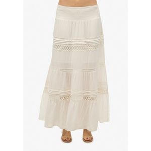 Superdry - Ibiza Lace Mix - Maxi Rok - Licht en Luchtig