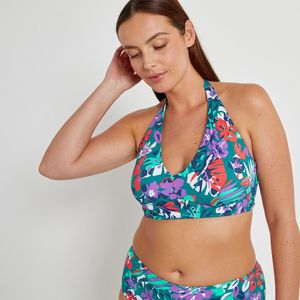 LA REDOUTE COLLECTIONS PLUS - Foulard Bikini-BH - Bloemenprint - Grote Maten