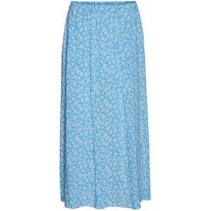 Bedrukte lange rok VERO MODA. Viscose materiaal. Maten XL. Blauw kleur