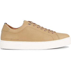 Sneakers in leer Corporate premium TOMMY HILFIGER. Leer materiaal. Maten 41. Beige kleur