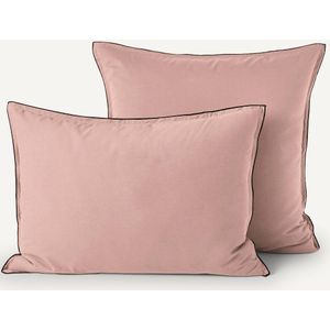 AM.PM. Gypse - Kussensloop - Antiekroze - Gewassen Bio Voilekatoen