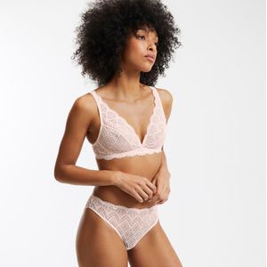 LA REDOUTE COLLECTIONS - Lison - Foulard-BH - Poederroze - Kant