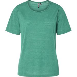 T-shirt met korte mouwen en ronde hals PIECES. Polyester materiaal. Maten S. Groen kleur