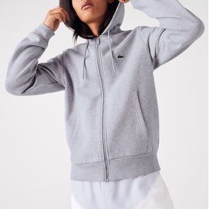 Zip-up hoodie in katoen LACOSTE. Katoen materiaal. Maten XL. Grijs kleur