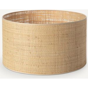 Wombat - Lampenkap - Beige - Gevlochten Rabane - Voor E27 Fitting