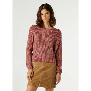 Pepe Jeans - Truien - Bruin - Dames - Ronde Hals Knitwear
