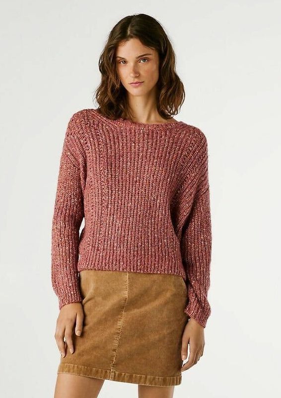 Pepe Jeans - Truien - Bruin - Dames - Ronde Hals Knitwear