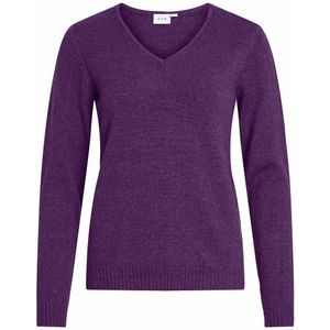 VILA - Trui - Violet - V-hals - Fijn Tricot