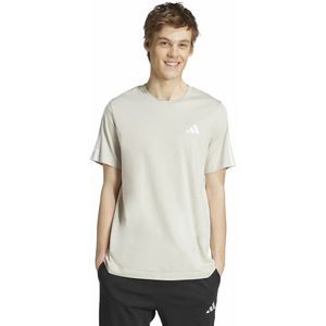 ADIDAS SPORTSWEAR - 3 Stripes - T-shirt - Beige - Katoen