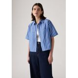 LEVI'S - Hemd met Korte Mouwen - Blauw/Wit - Katoen