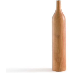 Decoratieve vaas in hout, Barneto LA REDOUTE INTERIEURS. Licht hout materiaal. Maten één maat. Beige kleur