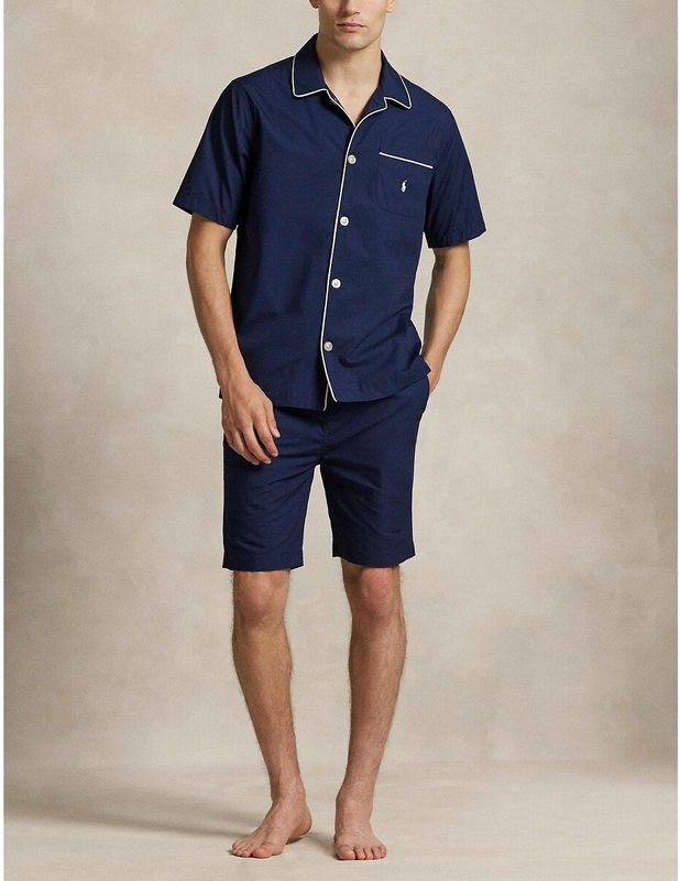 Polo Ralph Lauren - Pyjashort Ensemble - Marineblauw - Katoen