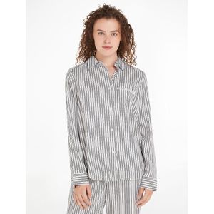 Pyjamashirt, hemd model TOMMY HILFIGER. Viscose materiaal. Maten M. Beige kleur