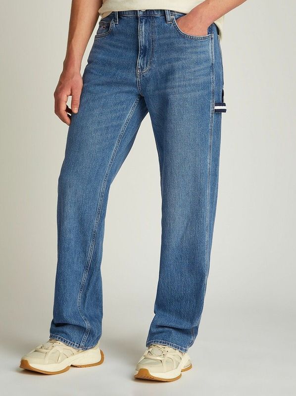 TOMMY JEANS - Loose Jeans - Blauw - Katoen