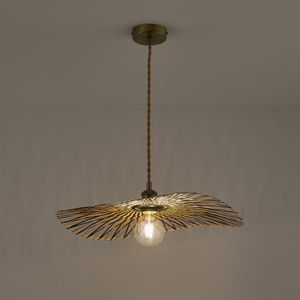 Luchtige hanglamp in bamboe Ø50 cm, Ezia LA REDOUTE INTERIEURS. Bamboe materiaal. Maten één maat. Beige kleur