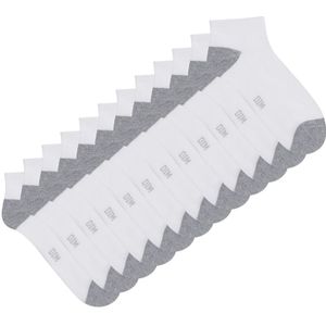 DIM - EcoDIM - Lage Sokken - Wit - Set van 6