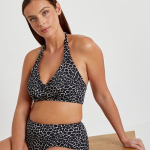 LA REDOUTE COLLECTIONS PLUS - Dierenprint - Bikini-BH - Foulard - Grote Maten Badmode