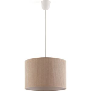 Hanglamp/Lampenkap in ribfluweel Ø30 cm, Thalia LA REDOUTE INTERIEURS. Fluweel materiaal. Maten één maat. Beige kleur